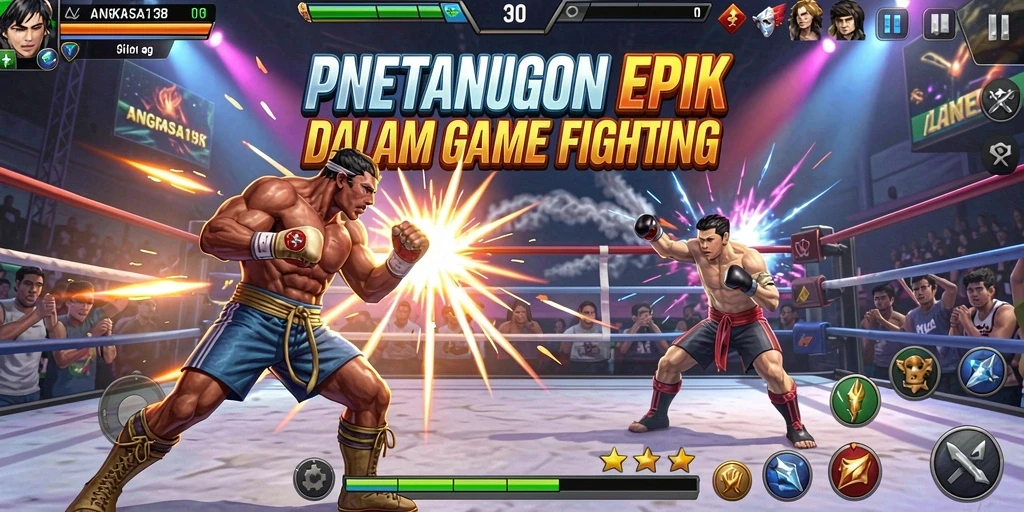 Gameplay seru dalam ANGKASA138 dengan pertarungan epik.
