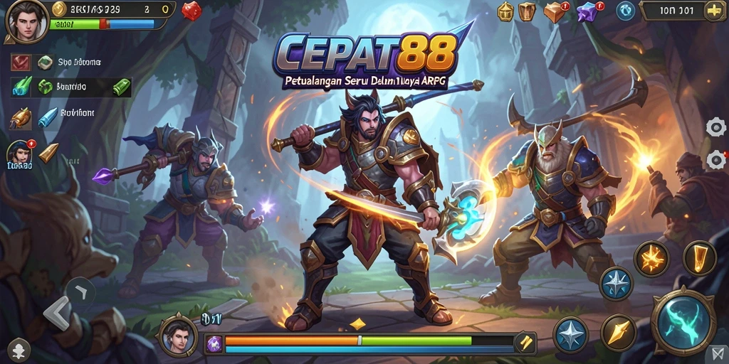 Gameplay seru dalam dunia fantasi ARPG yang menantang.