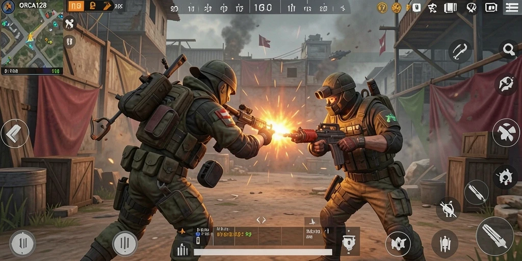 Tampilan gameplay memukau dengan aksi Battle Royale yang mendebarkan.
