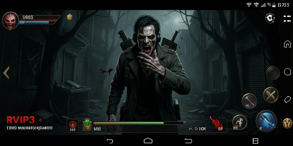 Tampilan gameplay yang menyeramkan dan menegangkan dalam RVIP3.