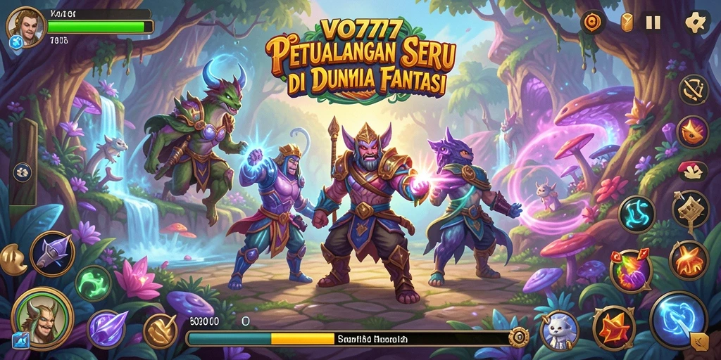Tampilan gameplay VO777 yang penuh aksi dan petualangan.