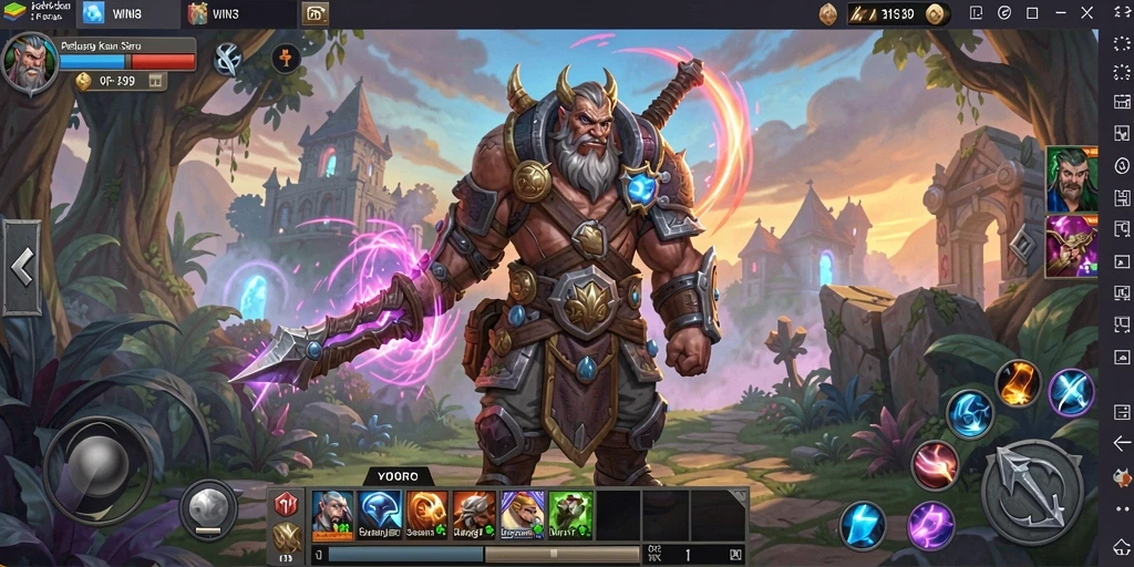 Tampilan gameplay seru dengan pertarungan yang dinamis di WIN33.